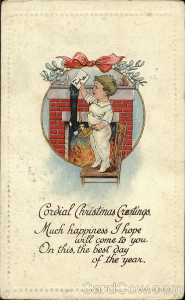 Cordial Christmas Greetings Children