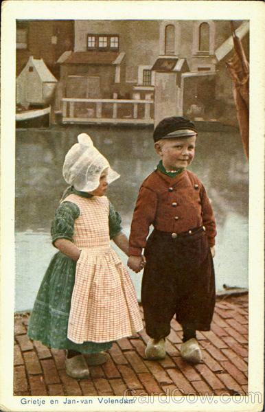 Grietje En Jan-Van Volendam Dutch Children