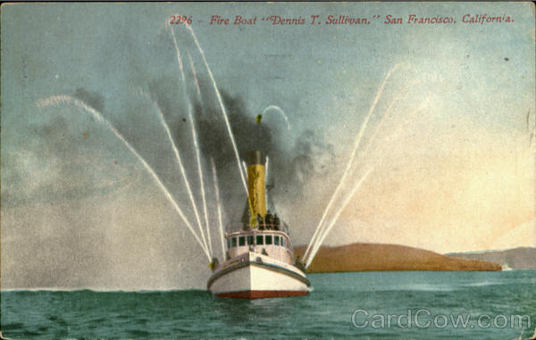 Fire Boat Dennis T. Sullivan San Francisco California