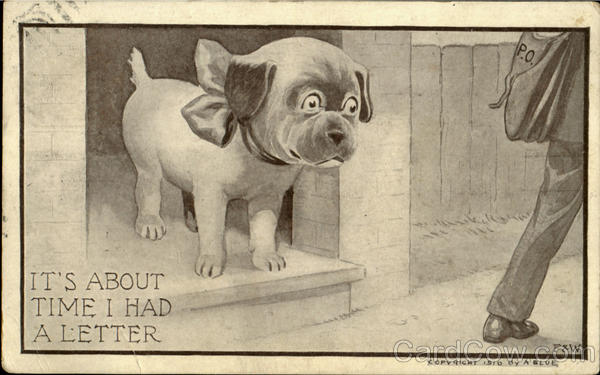 It's About Time I Had A Letter Dogs