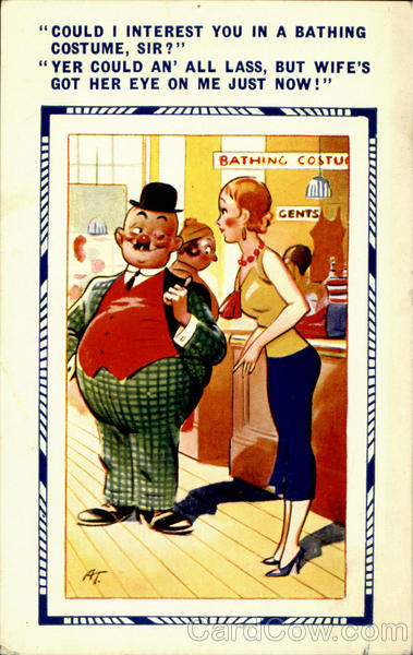 Bathing Costume Comic, Funny