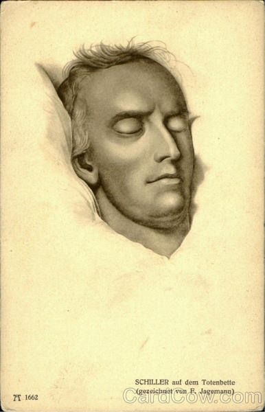 Schiller auf dem Totenbett München