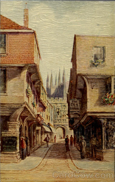 Mercery Lane Canterbury England Art