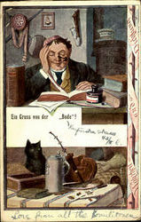 Ein Gruss Von Der Bude! Postcard