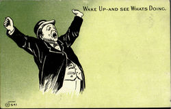 Wake Up-And See Whats Doing Postcard