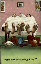 We Are Board-Ing Here! Postcard