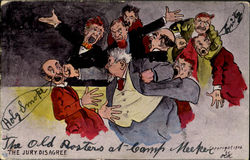 The Jury Disagree Postcard