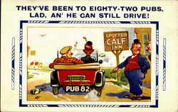 82 Pubs Drinking Postcard Postcard