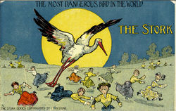 The Stork Babies Postcard Postcard