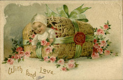 With Fond Love Postcard