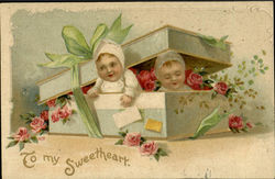 To My Sweetheart Postcard