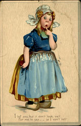Dutch Girl Postcard