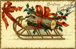 Christmas Greetings Postcard