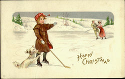 Happy Christmas Postcard