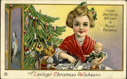 Loving Christmas Wishes Postcard
