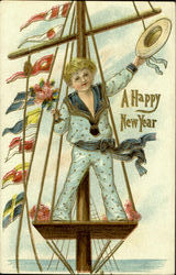 A Happy New Year Postcard