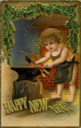 A Happy New Year Postcard