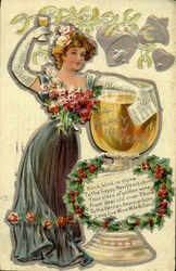 A Happy New Year Postcard
