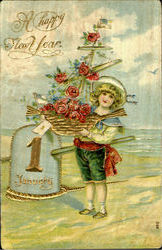 A Happy New Year Postcard