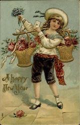 A Happy New Year Postcard