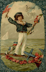 Birthday Greetings Postcard