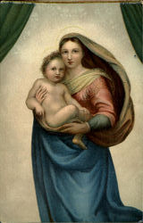 The Sistine Madonna The Bust Postcard
