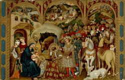 Adorazione Dei Magi Postcard