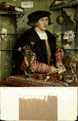 Bildnis Des Kaufmanns Georg Gisze Postcard