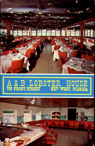 A & B Lobster House, 700 Front Street Key West Florida