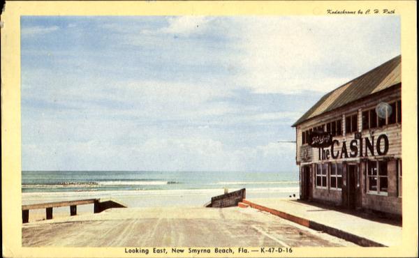 Looking East New Smyrna Beach Florida