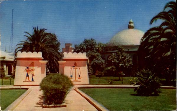 Entrance To Rosicrucian Park San Jose California