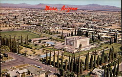 Mormon Temple Mesa, AZ Postcard Postcard