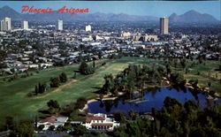 North Central Highrise Office Buildings Postcard