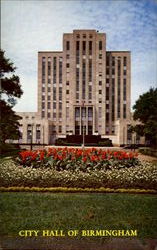 Birmingham City Hall Alabama Postcard Postcard