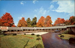 Port Motel, Scenic Route 6 Port Allegany, PA Postcard Postcard