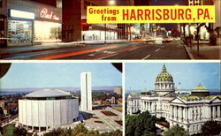 Greetings From Harrisburg Postcard