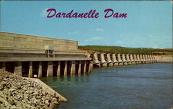 Dardanelle Dam And Lake Postcard