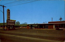 Alamo Court And Davy Crockett Restaurant, U. S. 67 South Postcard