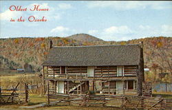 Wolf House On White River Norfork, AR Postcard 