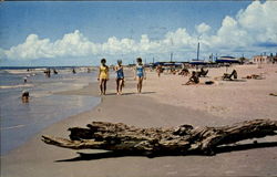 The World's Widest Strand Ocean Drive Beach, SC Postcard Postcard