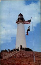 The Old Lighthouse Port Isabel, TX Postcard Postcard