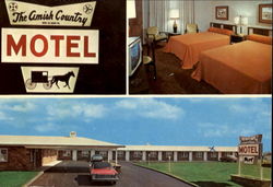 The Amish Country Motel, U. S. Route 340 Postcard