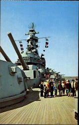USS Massachusetts Postcard