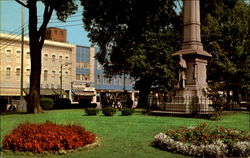 Ely Park, Public Square Postcard
