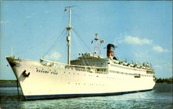 Largest Cruise Ship Sailing From Miami To Nassau Postcard
