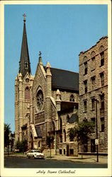 Holy Name Cathedral, Superior Streets Postcard