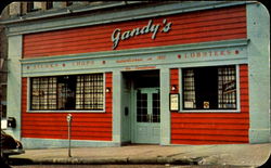 Gandy's, 203 Cherry St Postcard