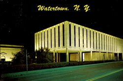 Municipal Building Watertown, NY Postcard Postcard