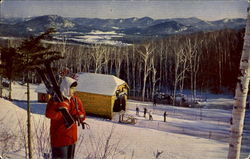 Skiing At Whiteface Mt. Ski Center Wilmington, NY Postcard Postcard