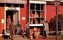 Old Museum Village, Route 17, 6, 208, Orange County Postcard